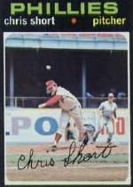 1971 Topps Baseball Cards      511     Chris Short w/ Pete Rose